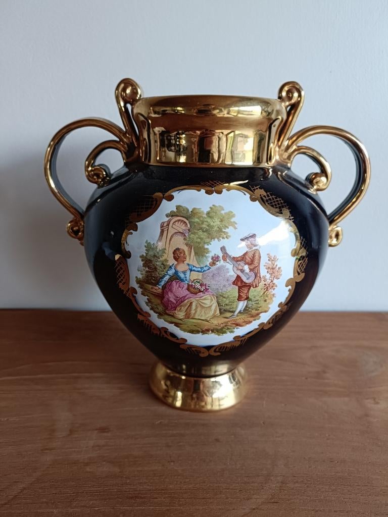 Limoges porseleinen vaas, Antiquités & Art, Enlèvement ou Envoi