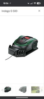 Robot tondeuse Bosch indego + Abri Bosch, Enlèvement