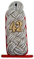 wehrmacht artillery officer shoulder board, Ophalen of Verzenden