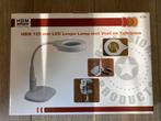 HBM loep lamp met voet en tafelklem - NIEUW, Ophalen of Verzenden, Nieuw