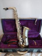 Frank Holton altsaxofoon – Elkhorn USA – vintage, Ophalen, Gebruikt, Alt, Met koffer