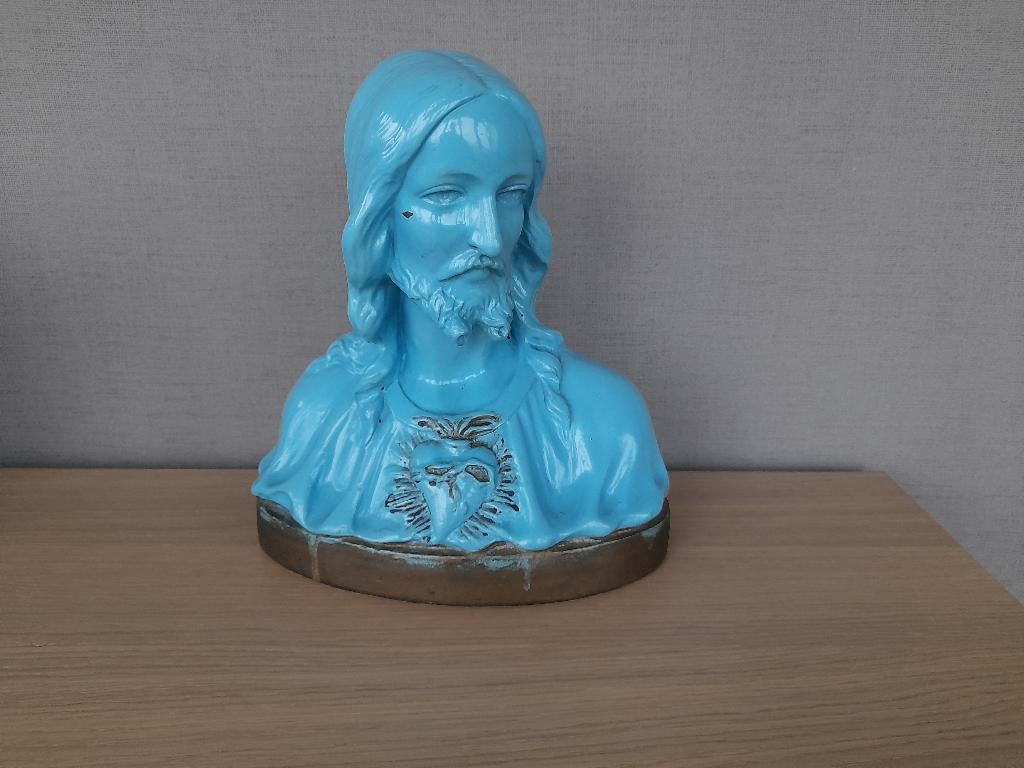 Antiek Jezusbeeld, Antiek en Kunst, Antiek | Religieuze voorwerpen, Ophalen of Verzenden