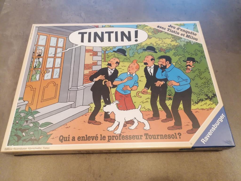 Tintin jeu d enquête avec tintin et milou. Tournesol, Livres, BD