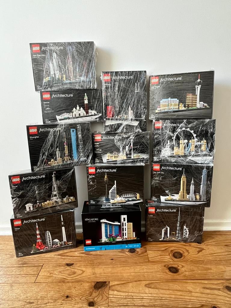 Collection Lego Architecture skylines new / sealed, Lego, Nieuw, Architecture, Ophalen of Verzenden