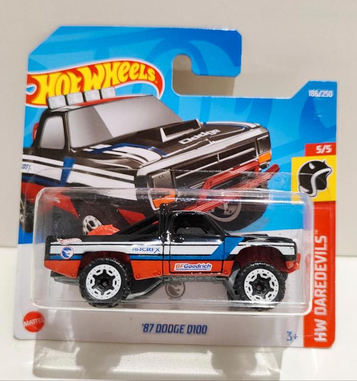 Hot Wheels Treasure Hunt  '87 Dodge D100 (2022), Hobby en Vrije tijd, Modelauto's | Overige schalen, Ophalen of Verzenden