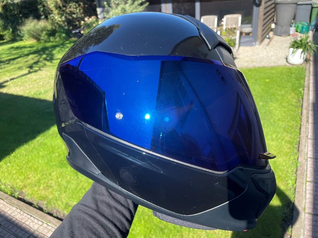 BMW blauw getint vizier met pinlock system 7 evo, Autres marques, Seconde main, Casque système, Hommes