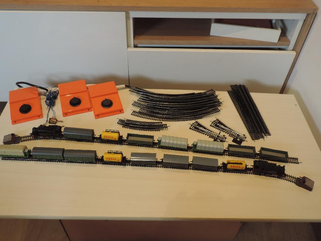 Train miniature Piko Junior – LOT COMPLET ., Hobby & Loisirs créatifs, Trains miniatures | HO, Enlèvement, Utilisé, Rails, Piko