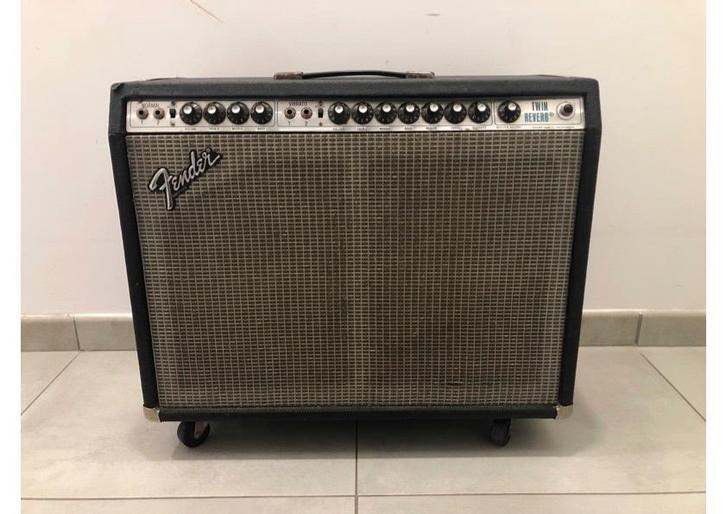 Fender Twin Reverb Silverface, Muziek en Instrumenten, Versterkers | Bas en Gitaar, Gebruikt, 100 watt of meer, Ophalen