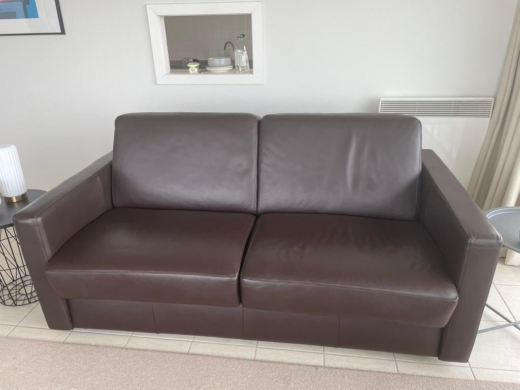 Canapé-lit, Maison & Meubles, Brun, Enlèvement, 200 cm, Deux personnes