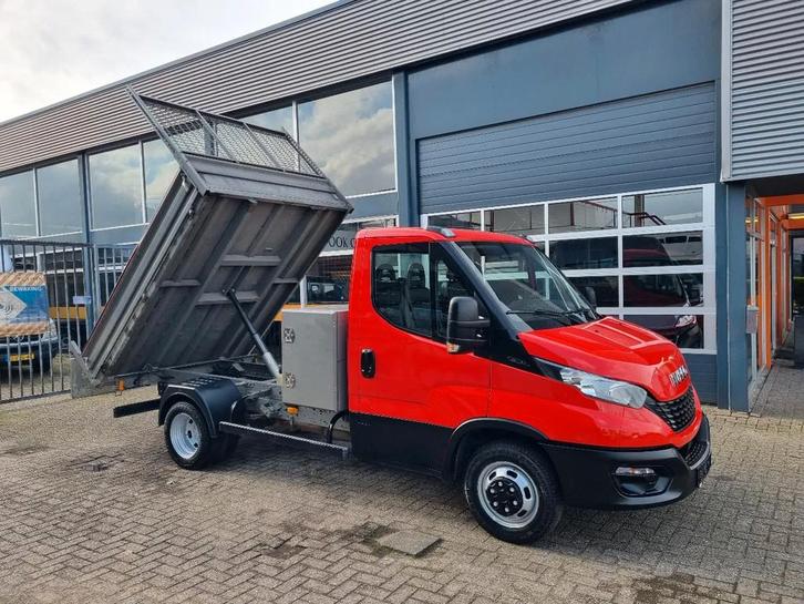 Iveco Daily 35C12 116pk Kipper GVW 3500kg Euro 6 (bj 2020), Auto's, Bestelwagens en Lichte vracht, Bedrijf, Te koop, ABS, Airbags