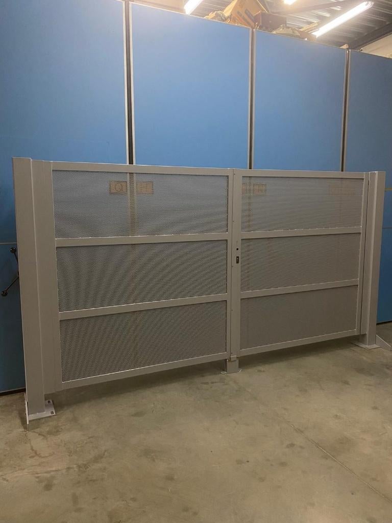 Poort, Hekwerk, Tuinpoort zeer degelijk, nieuw, Neuf, 200 cm ou plus, Portail battant, Acier