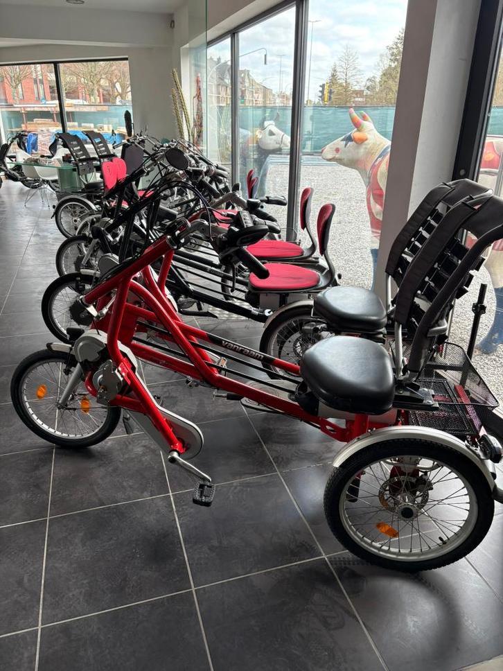 DUOFIETSEN met motor : fun2go, PF, Orthros+ garantie, Fietsen en Brommers, Fietsen | Driewielfietsen, Zo goed als nieuw, Ophalen