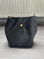 Mooie handtas Ralph Lauren zwart leder, Handtassen en Accessoires, Tassen | Damestassen, Ophalen, Zo goed als nieuw, Zwart, Handtas