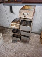 Fhilips warehouse bins. Magazijn  bakken graaibak, Antiek en Kunst, Ophalen