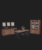 Sale à manger comprenant buffet vitrine table, Enlèvement, Comme neuf