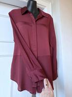 MNG Mango elegante bloes, wijnrood, mt S, Ophalen of Verzenden, Zo goed als nieuw, Maat 36 (S), Overige kleuren