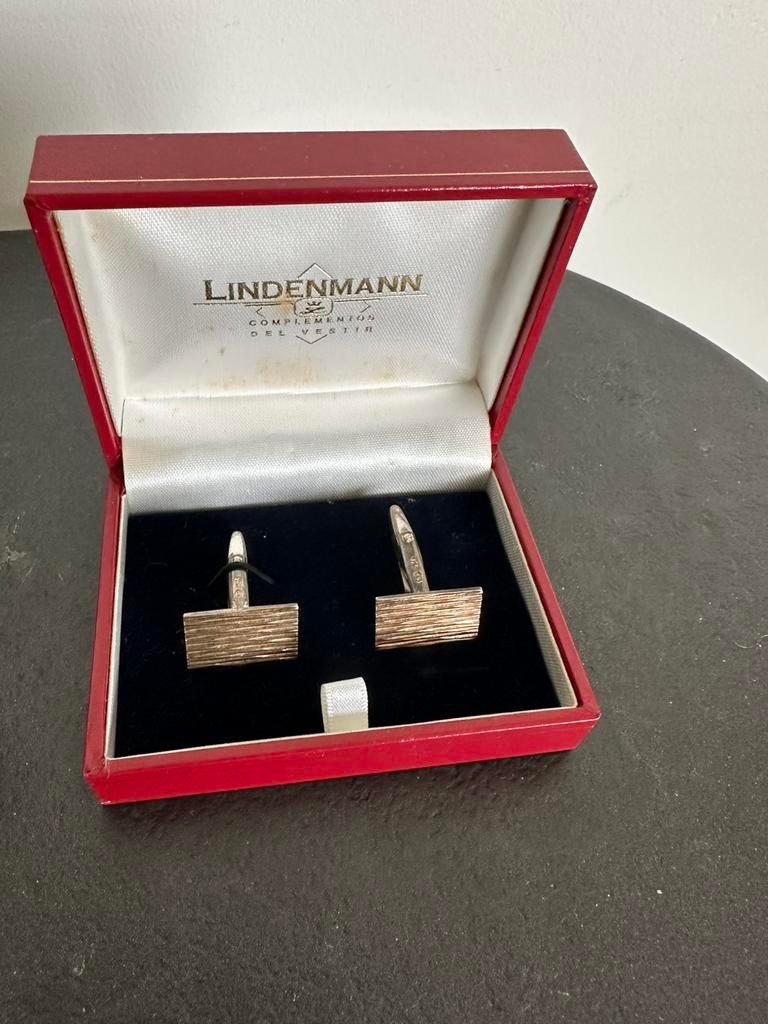 Zilveren Manchetknopen, Handtassen en Accessoires, Manchetknopen, Zo goed als nieuw, Zilver, Ophalen