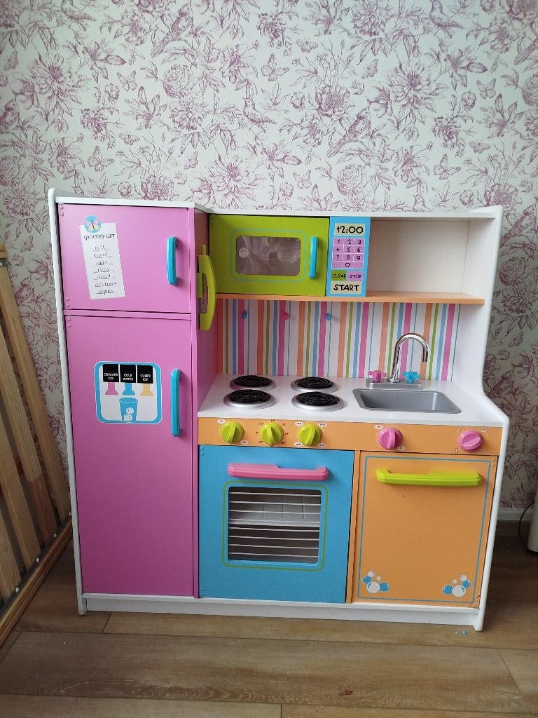 Keukentje, Kinderen en Baby's, Speelgoed | Speelkeukens, Ophalen, Zo goed als nieuw, Hout, Speelkeuken