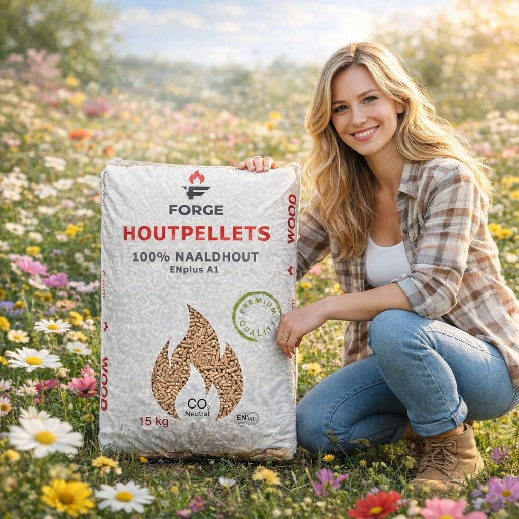 HOUTPELLETS INCLUSIEF LEVERING - KEUZE UIT DIVERSE SOORTEN, Jardin & Terrasse, Bois de chauffage, Autres essences de bois, Envoi