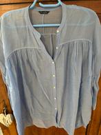 Massimo Dutti blouse en voile taille L, Kleding | Dames, Blouses en Tunieken, Ophalen, Zo goed als nieuw, Maat 42/44 (L), Blauw