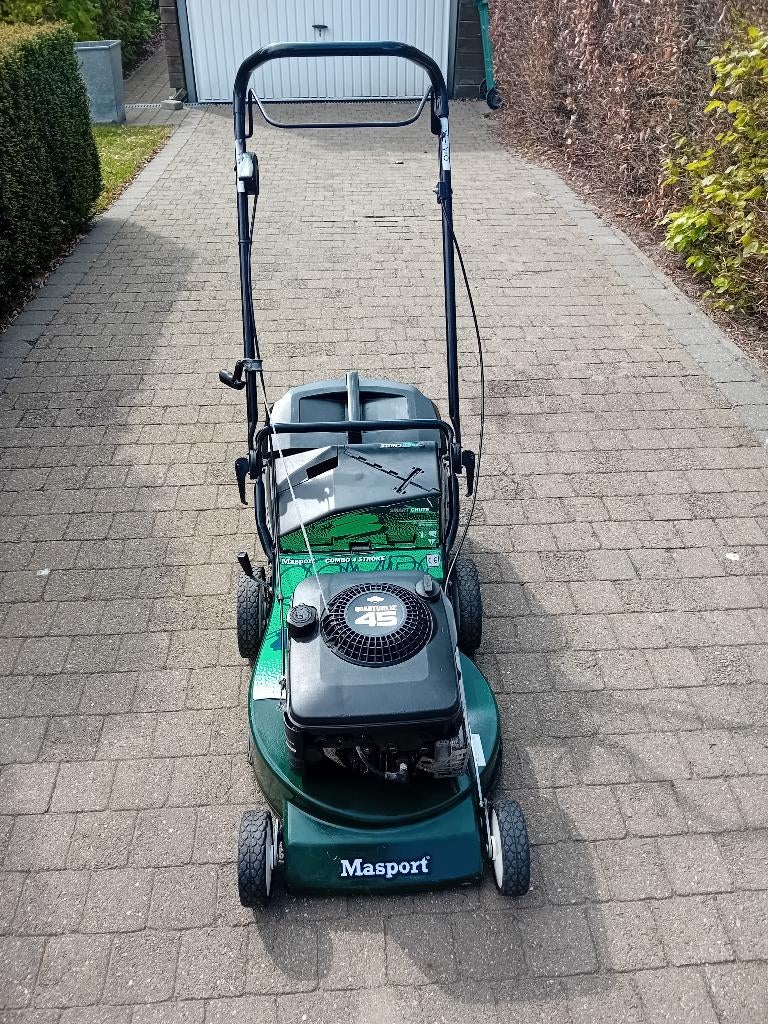 Grasmaaier Benzine Masport, Tuin en Terras, Grasmaaiers, Ophalen, Cirkelmaaier, Gebruikt, Opvangbak