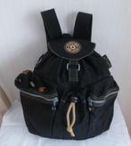 Kipling zwarte middelgrote rugzak + aap, Handtassen en Accessoires, Tassen | Rugtassen, Gebruikt, Kipling, 25 tot 40 cm, Ophalen of Verzenden