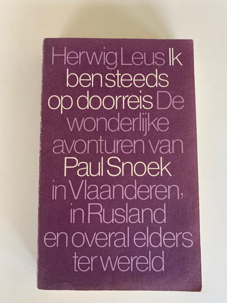 Ik ben steeds op doorreis, Herwig Leus, Boeken, Ophalen of Verzenden, Gelezen