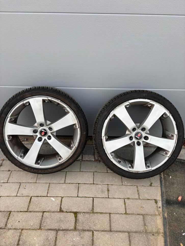 Velgen 19 inch 5x110 met nieuwe banden, Auto-onderdelen, Banden en Velgen, Band(en), 19 inch, Ophalen