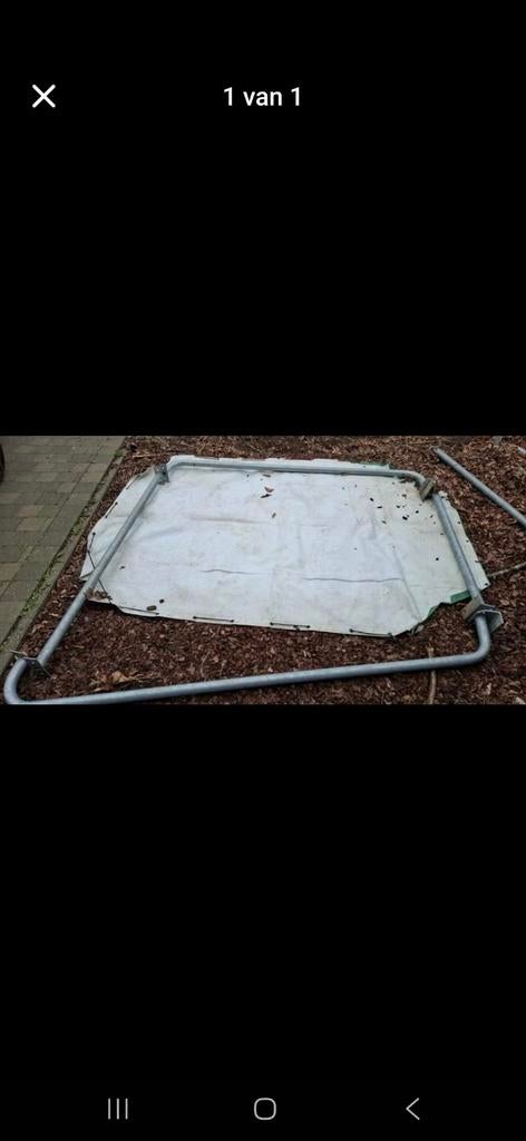 2x basis voor fietsenrek gevalniseerd, Fietsen en Brommers, Fietsaccessoires | Overige Fietsaccessoires, Ophalen