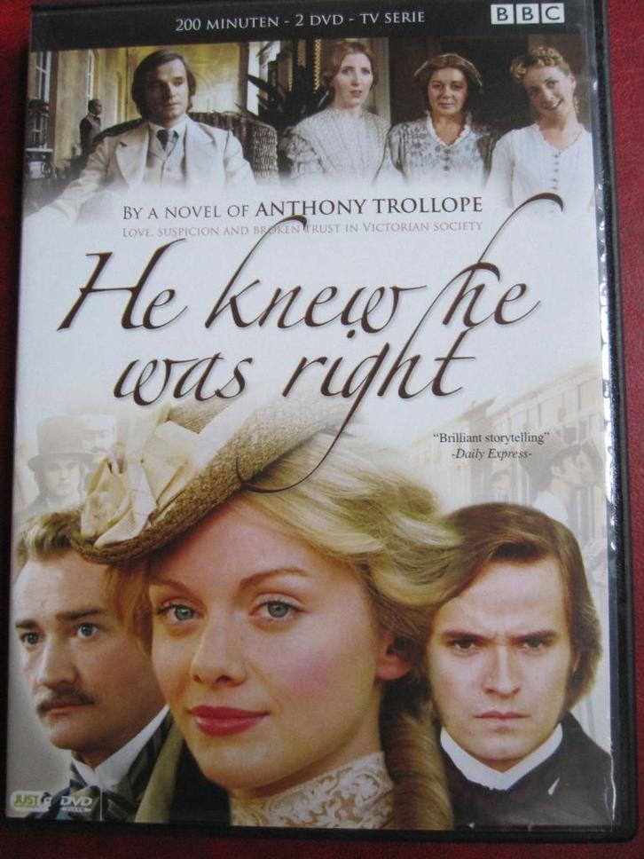 He Knew He Was Right (2004) 2 disc, Cd's en Dvd's, Dvd's | Drama, Zo goed als nieuw, Drama, Boxset, Vanaf 12 jaar, Ophalen of Verzenden