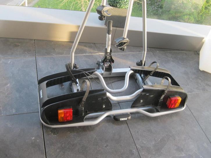 Fietsendrager Thule  EP 916 -elektr.fietsen incl. OPRIJGOOT!, Autos : Divers, Porte-vélos, Comme neuf, Support d'attelage, 2 vélos