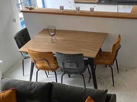 4 Stoelen Henders & Hazel, Maison & Meubles, Chaises, Comme neuf, Quatre, Tissus, Enlèvement