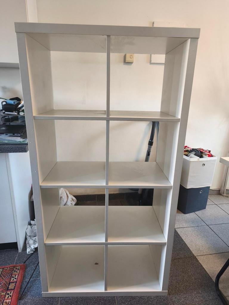 IKEA KALLAX kast (8 vakken), Huis en Inrichting, Kasten | Wandmeubels, Ophalen, Gebruikt, 100 tot 150 cm, Minder dan 150 cm