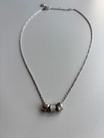 Emporio Armani 925 zilveren halsketting met kristallen, Handtassen en Accessoires, Kettingen, Ophalen of Verzenden, Zo goed als nieuw