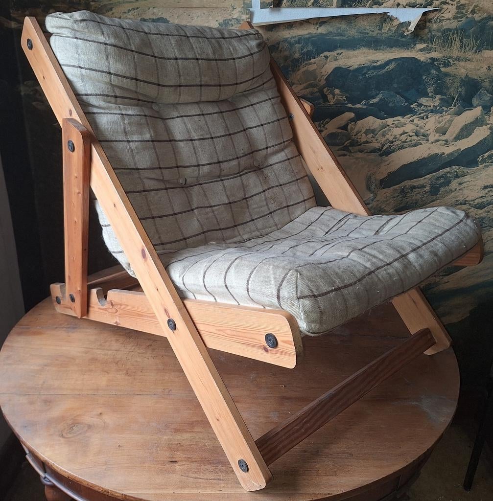 Vintage Ikea Kon-tiki fauteuil Gillis Lundgren, Antiek en Kunst, Ophalen