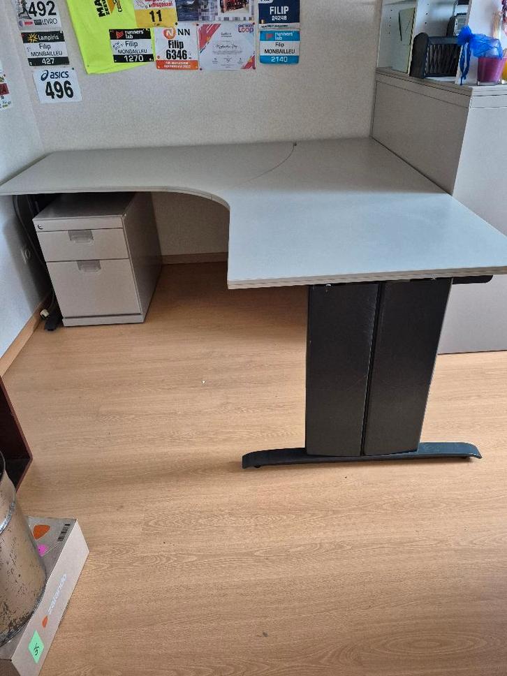 Bureau én 2 schuifkasten MEWAF + ladeblok- in prijs verlaagd, Maison & Meubles, Bureaux, Utilisé, Bureau, Enlèvement