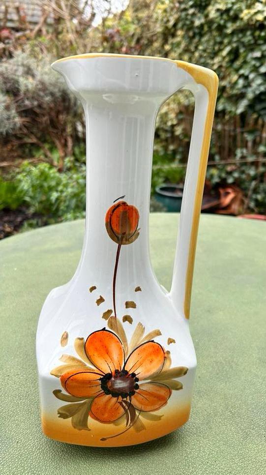 Vintage keramische kan of vaas, Antiek en Kunst, Antiek | Keramiek en Aardewerk, Ophalen of Verzenden