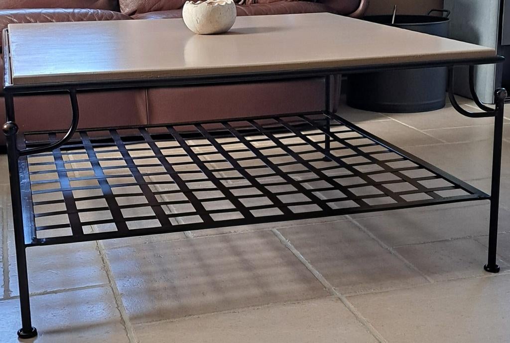 table basse, Maison & Meubles, Métal, Moins de 50 cm, 50 à 100 cm, Landelijk