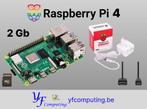 Kit Raspberry Pi 4 2 Go essentiel – Blanc – Neuf, Enlèvement ou Envoi, Neuf