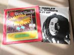 lot 2x Reggae 45t Bob Marley & Stevie Wonder, Utilisé, 7 pouces, R&B et Soul, Enlèvement ou Envoi