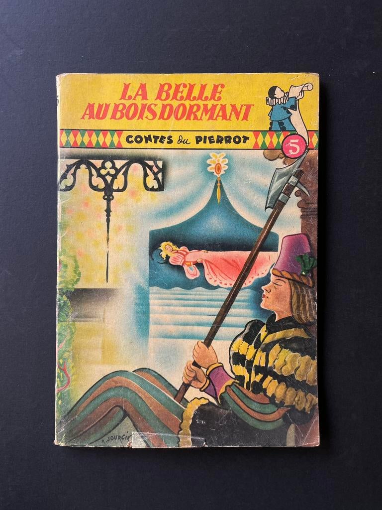 Illustrations du livre Vintage La Belle au bois dormant,1952, Enlèvement ou Envoi, Comme neuf