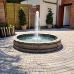 Fonteinrand met waterfontein, Tuin en Terras, Ophalen, Nieuw, Beton, Waterornament