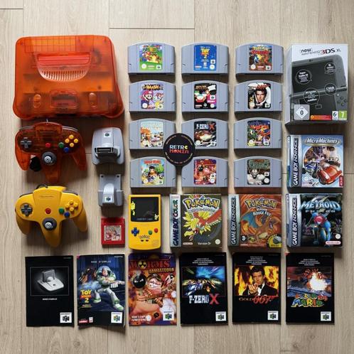 Console Nintendo 64 + Spellen, Games en Spelcomputers, Games | Nintendo 64, Zo goed als nieuw, Ophalen of Verzenden