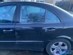 MERCEDES E-KLASSE W211 zwart Links achter deur portier 2002-, Ophalen, Gebruikt, Mercedes-Benz, Deur