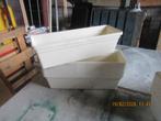 jardiniere  jardin en pvc blanc, Enlèvement, Neuf
