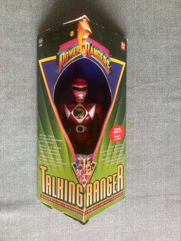 Vintage power Rangers talking red Ranger