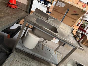 Horeca Spoelbak met boiler Afmeting: 120 x75 beschikbaar voor biedingen