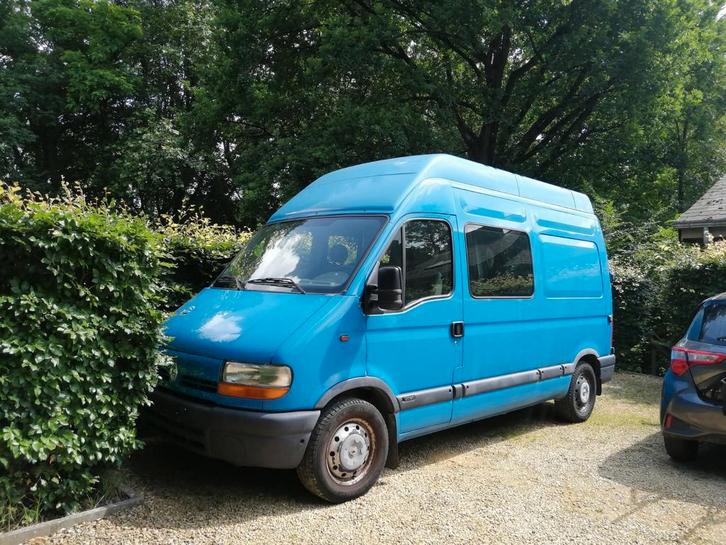 Renault Master L2H3 ingerichte bestelwagen, Caravans en Kamperen, Mobilhomes, Particulier, tot en met 3, Buscamper of Camperbus