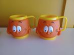2 kinderbekers met figuur, Ophalen, Zo goed als nieuw