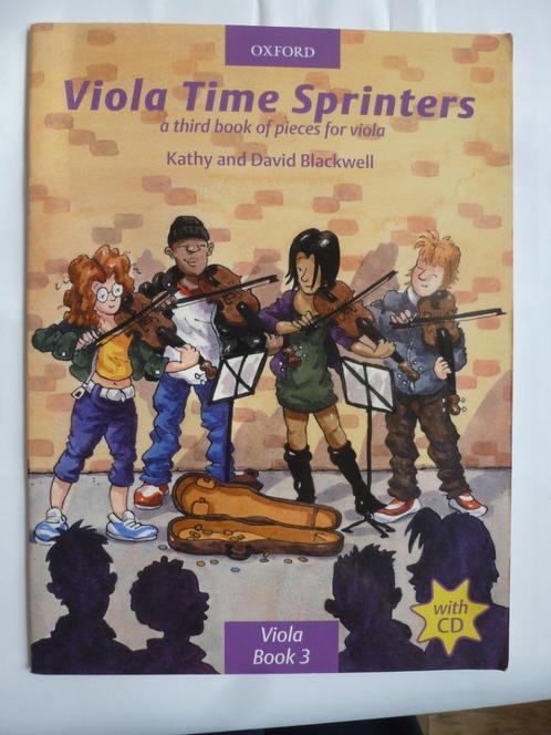 Viola Time sprinters altviool, Muziek en Instrumenten, Bladmuziek, Zo goed als nieuw, Les of Cursus, Viool of Altviool, Ophalen of Verzenden